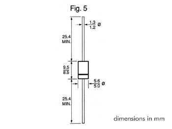 1N5408 Diode 3A-1000V, cliquez pour agrandir 