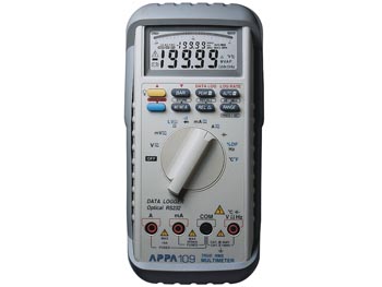Multimètre numérique - appa® 109n - résistant à l\'eau, cliquez pour agrandir 