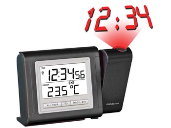 Horloge dcf avec projection de l\'heure et affichage de la temprature intrieure, cliquez pour agrandir 