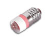 Lampe LED avec Douille E10 5mm 12V Rouge