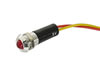 Voyant LED Rouge 5V - Boitier Chrome